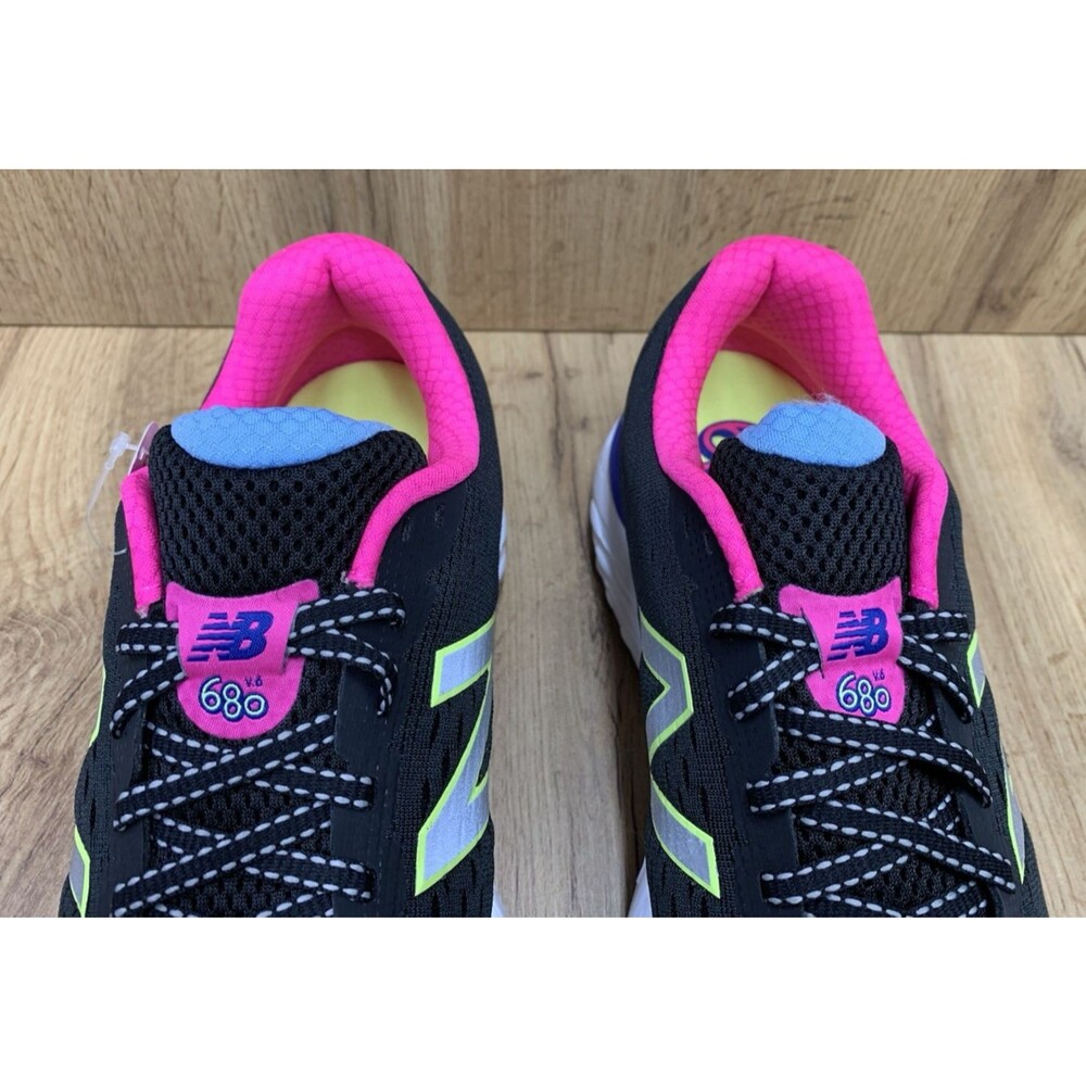 New Balance Fresh Foam 680 v6 Wide Women Running Shoes W680SD6 Black Pink 10.5 D - Picture 8 of 12
